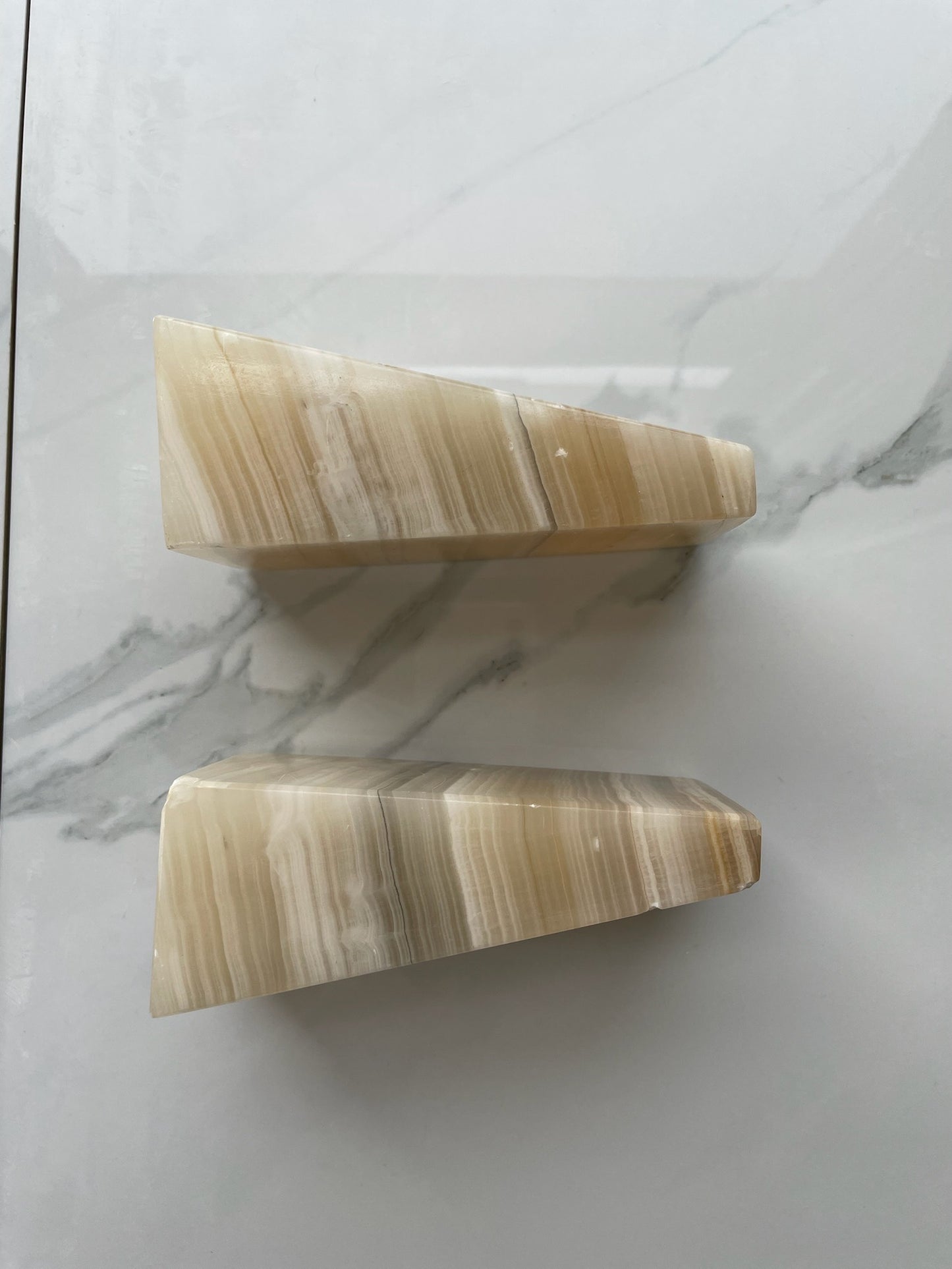 Pair of Onyx Bookends